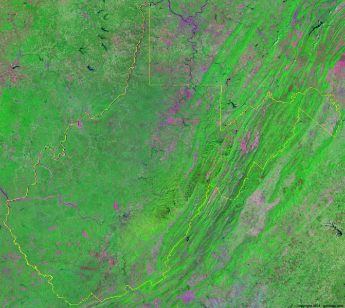 美国国家航空航天局的陆地卫星图像WV