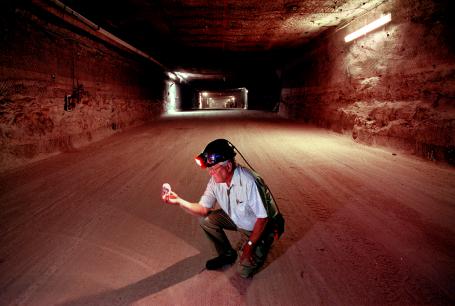 WIPP的隧道。(来源:美国能源部)