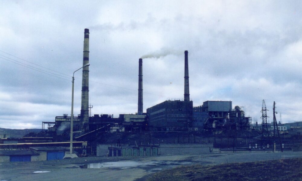 俄罗斯摩尔曼斯克的诺镍矿。